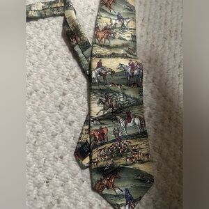 SOLD Polo Ralph Lauren tie horses dogs
